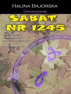 cover image of Sabat numer 1245